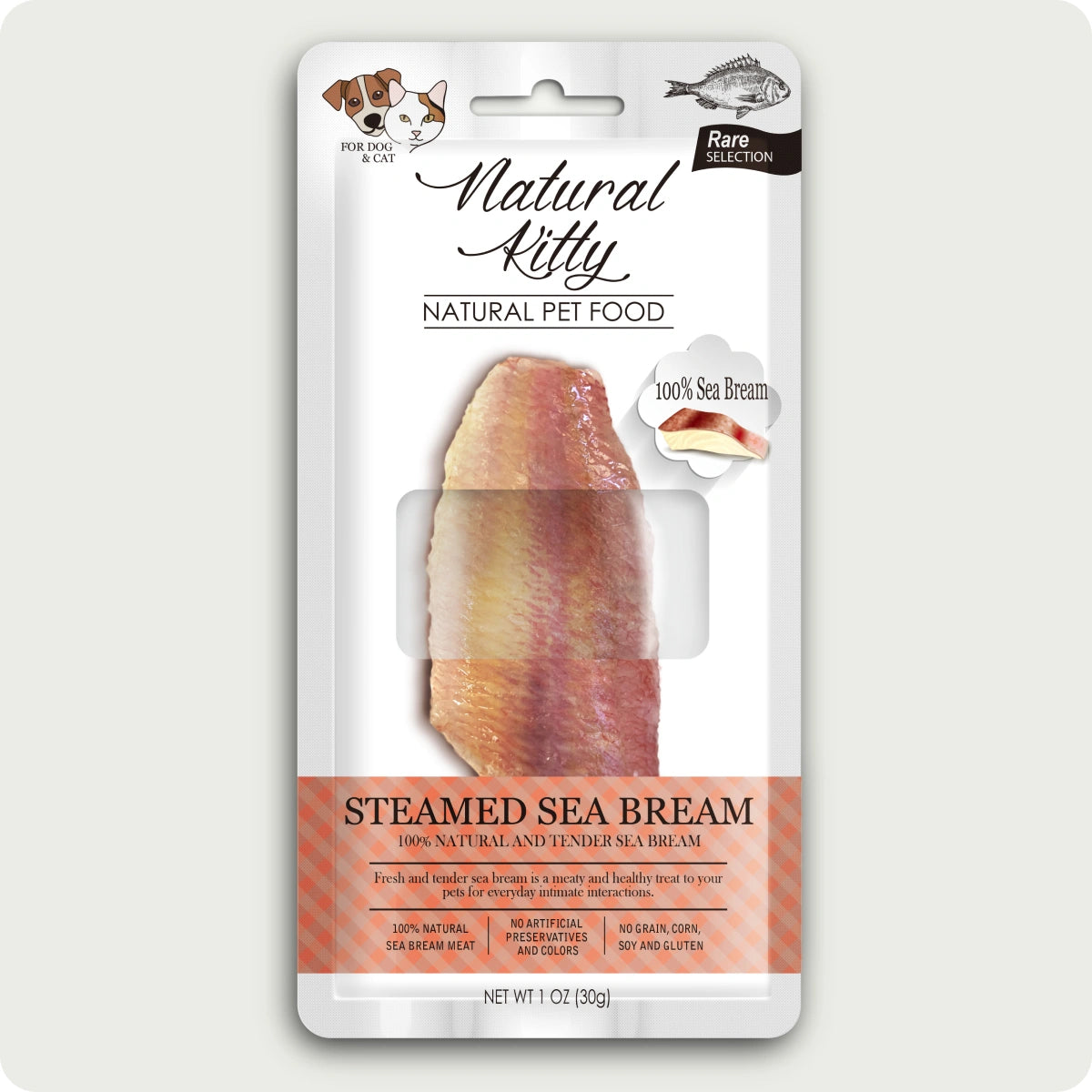 Natural Kitty Fillets Steamed sea bream
