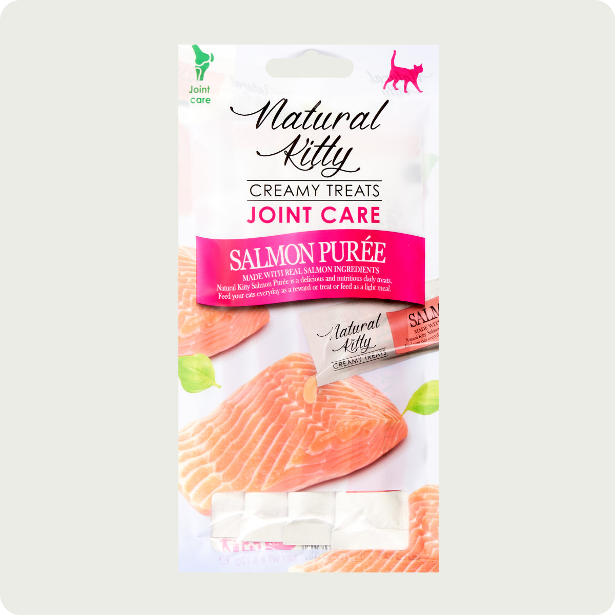 Natural Kitty Functional Creamy Treat - Salmon purée - Joint Care