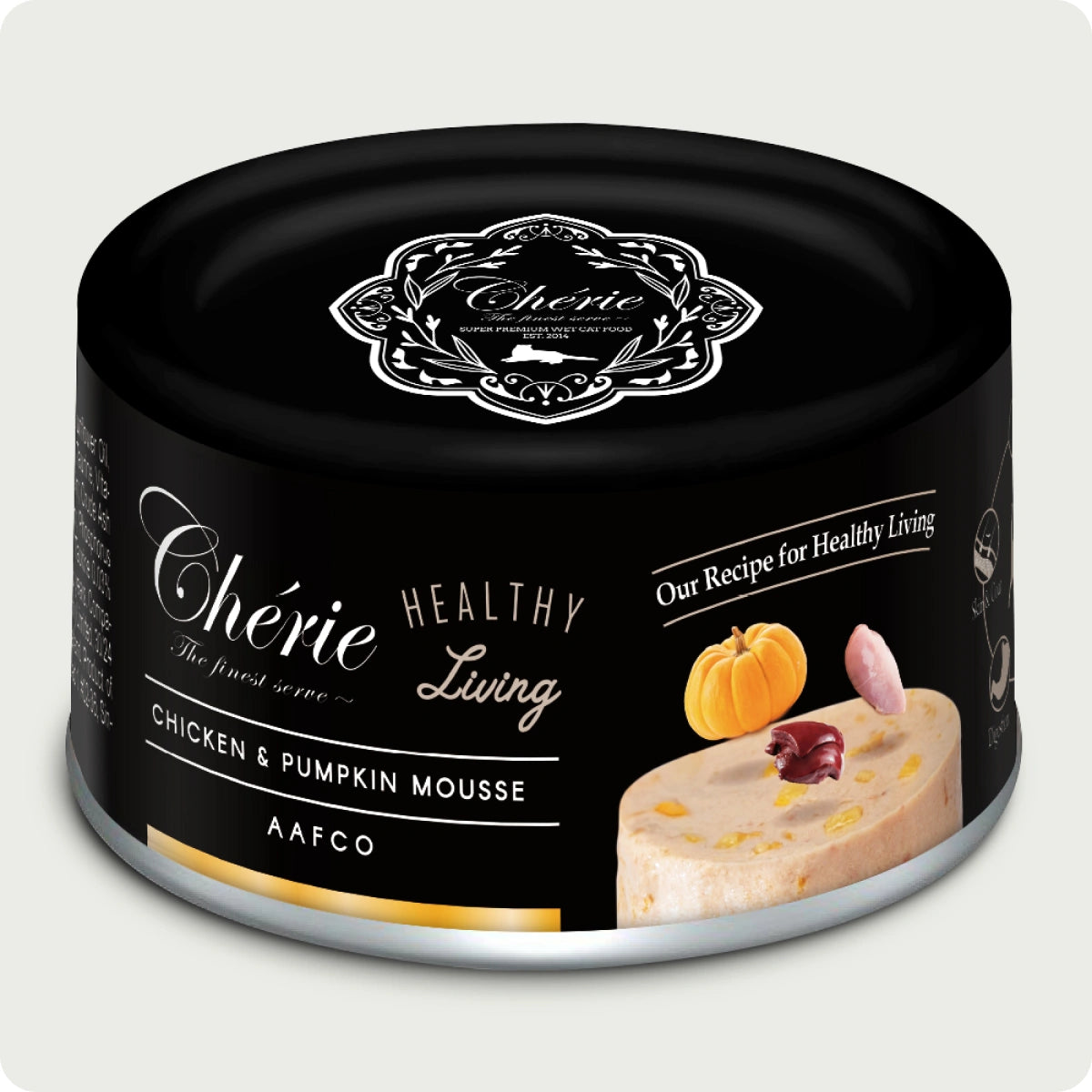 Chérie Healthy Living Diet Chicken & pumpkin mousse 80g.
